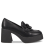 Μαύρο ψηλότάκουνο loafer